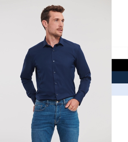 Russell Europe Herren Hemd strapazierfhig Ultimate Stretch R-960M-0 NEU