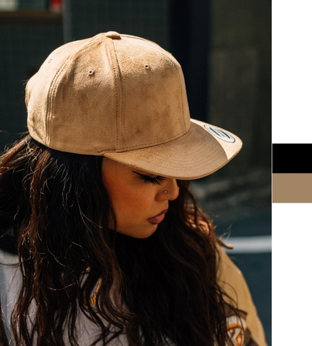 Flexfit Suede Leather Snapback 6089SU Kappe NEU