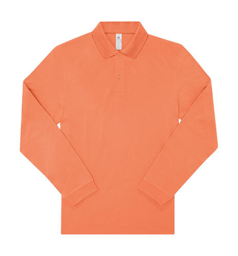 B&C My Polo 210 LSL PU427 Herren Langarm T-Shirt NEU 