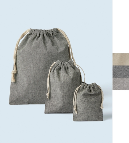 SG Accessories - BAGS: Recycled Cotton/Polyester Stuff Bag REC-StuffBag-DS