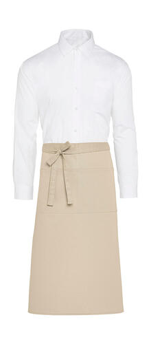 SG Accessories - BISTRO ROME - Recycled Bistro Apron with Pocket JG13P-REC Damen Herren Bistro Arbeitskleidung 
