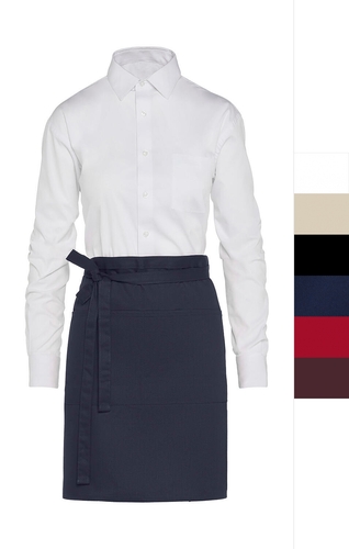 SG Accessories - BISTRO BRUSSELS - Short Bistro Apron with Pocket JG14P NEU