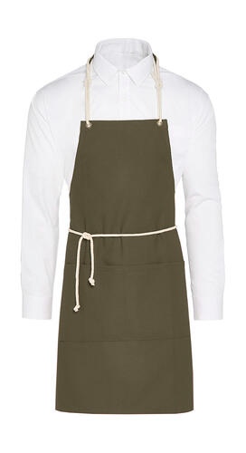 SG Accessories - BISTRO CORSICA - Cord Bib Apron with Pocket JG15P-CA-Bib Herren Bistro Arbeitskleidung 