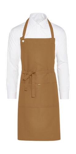 SG Accessories - BISTRO PROVENCE - Eyelet Bib Apron with Pocket JG16P-CA-Bib Damen Bistro Arbeitskleidung 