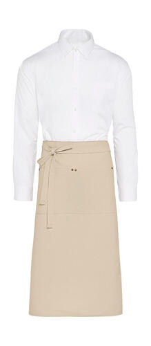 SG Accessories - BISTRO PROVENCE - Bistro Apron with Pocket JG16P-CA-Bistro Herren Bistro Arbeitskleidung 