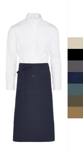 SG Accessories - BISTRO PROVENCE - Bistro Apron with Pocket JG16P-CA-Bistro Herren Bistro Arbeitskleidung