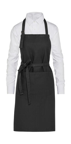 SG Accessories - BISTRO LISBON - Organic Heavyweight Bib Apron with Pocket JG20P-OG Damen Herren Bistro Arbeitskleidung 