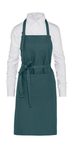 SG Accessories - BISTRO LISBON - Organic Heavyweight Bib Apron with Pocket JG20P-OG Damen Herren Bistro Arbeitskleidung 