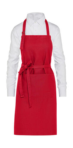 SG Accessories - BISTRO LISBON - Organic Heavyweight Bib Apron with Pocket JG20P-OG Damen Herren Bistro Arbeitskleidung 