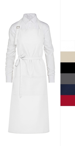 SG Accessories - BISTRO AMSTERDAM - Recycled Bib Apron with Pocket JG22P-REC Damen Bistro Arbeitskleidung