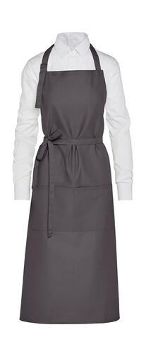 SG Accessories - BISTRO AMSTERDAM - Recycled Bib Apron with Pocket JG22P-REC Damen Bistro Arbeitskleidung 