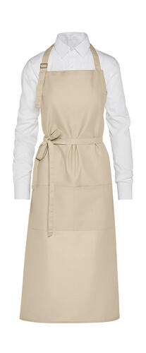 SG Accessories - BISTRO AMSTERDAM - Recycled Bib Apron with Pocket JG22P-REC Damen Bistro Arbeitskleidung 