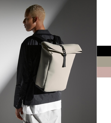 Bagbase Matte PU Rolltop Backpack BG335 Rucksack NEU