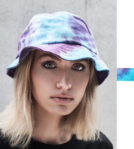 Flexfit Festival Print Bucket Hat 5003TD Beanie NEU