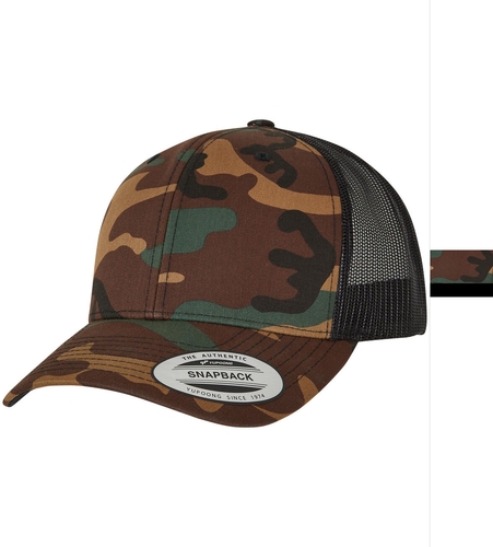Flexfit Retro Trucker Camo 6606A Kappe NEU