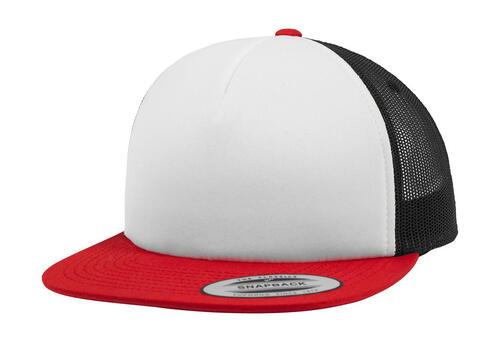 Flexfit Foam Trucker with White Front 6005FW Kappe NEU 