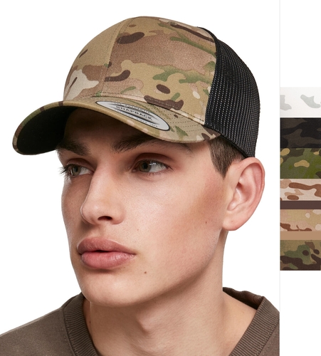 Flexfit Retro Trucker Multicam 6606MC Kappe NEU