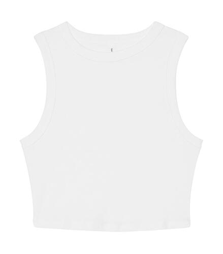 Bella+Canvas Womens Micro Rib Muscle Crop Tank 1013 Damen T-Shirt NEU 