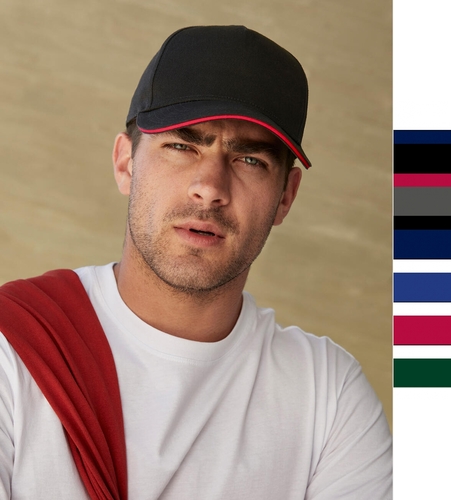 Beechfield EarthAware Clas. Org. Cotton 5 Panel Sandwich P. B825C Kappe NEU