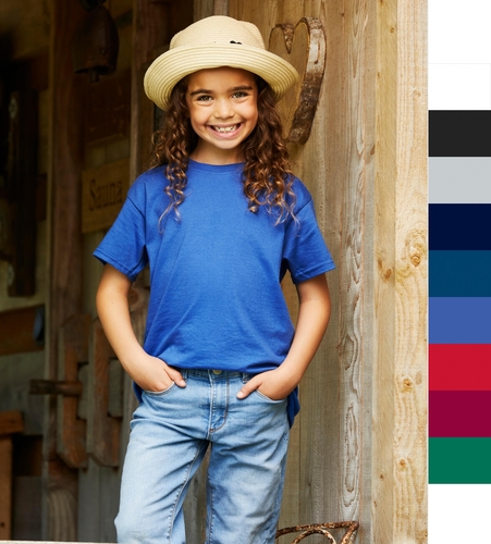 Fruit of the Loom Kids Iconic 195 T 0613630 Damen Herren Kinder T-Shirt NEU