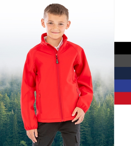 Result Genuine Recycled Recycled 2-Layer Printable J/Y Softshell Jacket R901J/Y Damen Herren Kinder Softshell Jacke