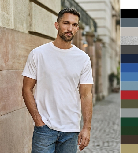 Tee Jays Herren T-Shirt in 19 Farben Baumwolle S - 5XL Sof-Tee 8000 NEU