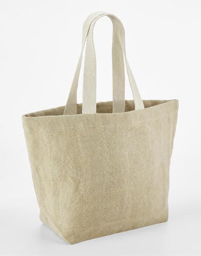 Westford Mill Soft Washed Jute Beach Bag W466 Tasche NEU 