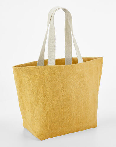 Westford Mill Soft Washed Jute Beach Bag W466 Tasche NEU 