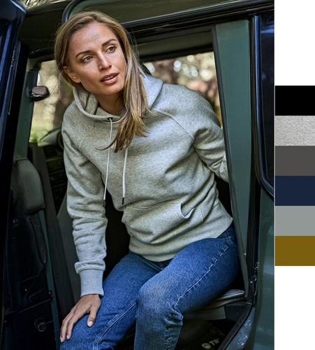 Tee Jays Damen Kapuzen Sweatshirt K�ngurutasche Kordelzug 5431 NEU