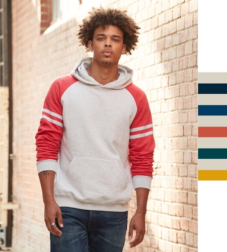 NuBlend Varsity Colour-Block Hooded Sweatshirt