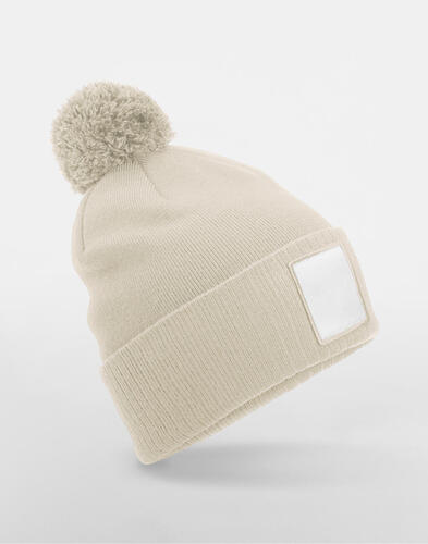 Appliqu� Patch Pom Beanie 