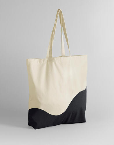 Organic Cotton Wave Print Maxi Tote 
