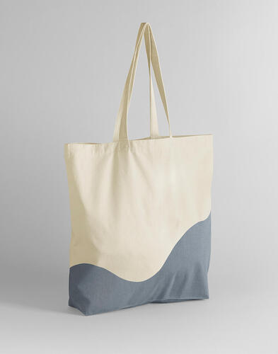 Organic Cotton Wave Print Maxi Tote 