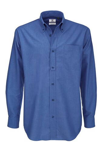B&C Herren Mens Oxford Short Sleeve Shirt Businesshemd