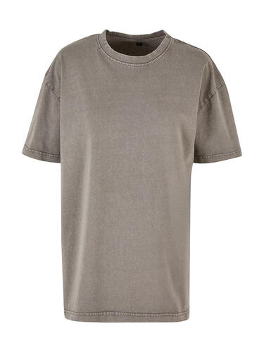 Ladies Oversized Acid Wash 