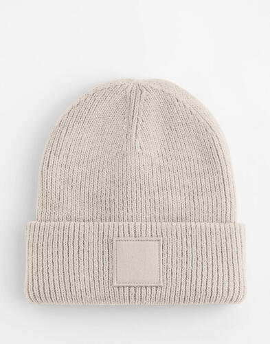 Beechfield Kids Deep Cuffed Tonal Patch Beanie B336B Beanie NEU 