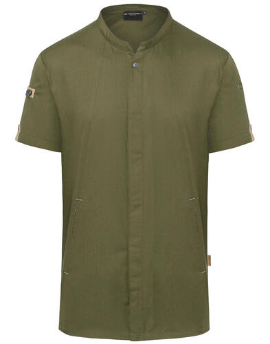 Short-Sleeve Chef Jacket Green-Generation 