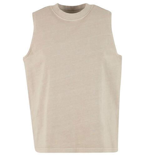 Build Your Brand Ladies Vintage Washed Sleeveless Tee BY429 Damen �rmelloses T-Shirt 