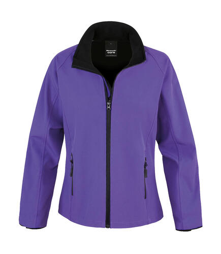 Result Damen Softshelljacke tailliert warmes Fleece bedruckbar R231F NEU 