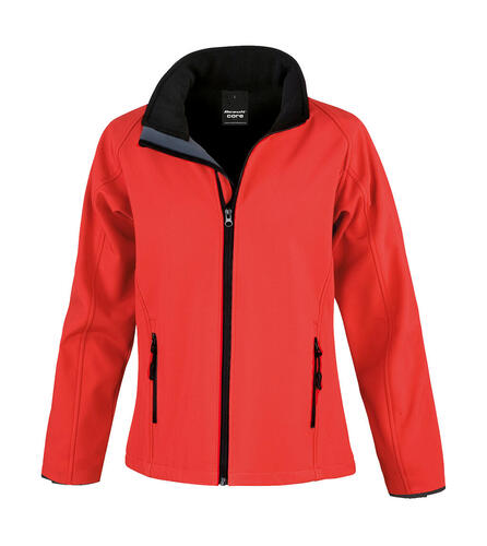 Result Damen Softshelljacke tailliert warmes Fleece bedruckbar R231F NEU 