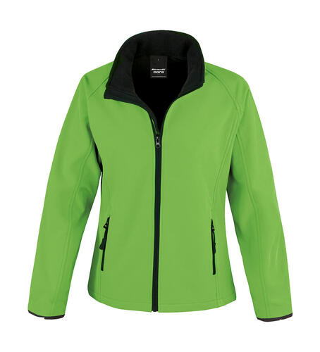 Result Damen Softshelljacke tailliert warmes Fleece bedruckbar R231F NEU 