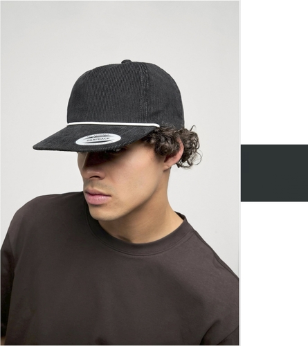 YP CLASSICS Unstructured Corduroy cap with braid rope