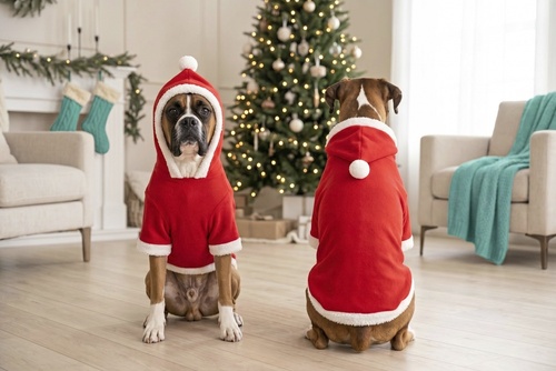 Dog Santa Hoodie