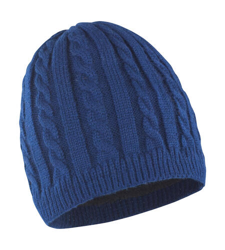 Result warme Winter Beanie Strick M�tze Zopfmuster Mariner Knitted R370X NEU 