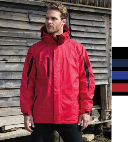 Result Herren atmungsaktive 3-in-1 Journey Jacket winddicht wasserdicht R400M