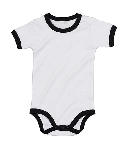 BabyBugz Baby Unisex Body 3-18 Monate Baumwolle Ringer Bodysuit BZ19 NEU 