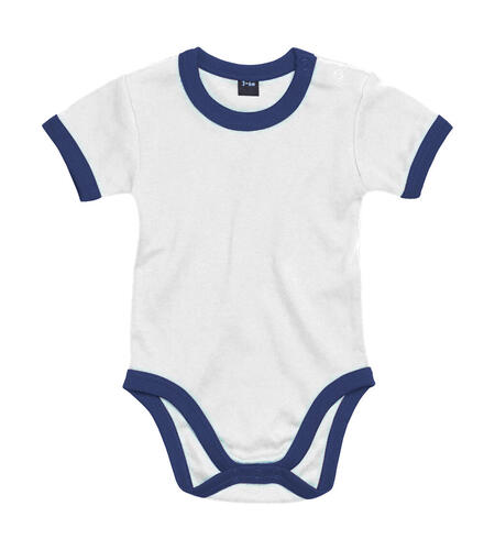 BabyBugz Baby Unisex Body 3-18 Monate Baumwolle Ringer Bodysuit BZ19 NEU 