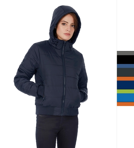 B&C Damen Steppjacke XS-2XL winddicht wasserabweisend Superhood Women JW941 NEU