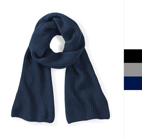 Beechfield Herren Schal weiches Material kuschelig Metro Knitted Scarf B469 NEU