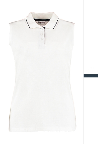 Kustom Kit Damen Sports Sleeveless Poloshirt Baumwolle Piqu� Gamegear KK730 NEU